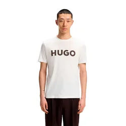 Hugo T-shirt à Manches Courtes Dulivio U253 10266462 01 Natural L