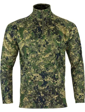 Mens Quarter Zip Digital Camo Midlayer - Jack Pyke - FashionsVida