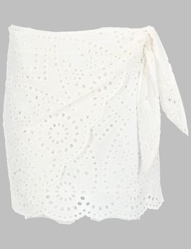Embroidered Mini Skirt