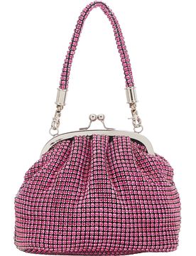 NAEMI Bolso de noche rosa / negro