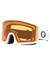 Skibrille Target Line M Matte White Persimmon Orange