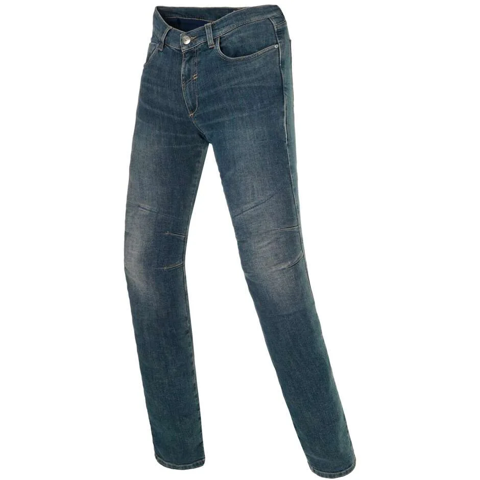 Pantaloni Jeans Moto SYS LIGHT Blu Scuro taglia 56 - Clover - FashionsVida