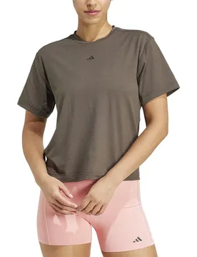 T-shirt à Manches Courtes Power 3 Stripes Shadow Olive S