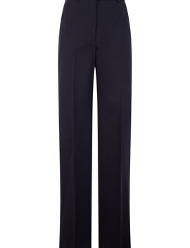 High-Waisted Straight-Leg Trousers