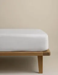 Egyptian Cotton 400 Thread Count Crisp Deep Fitted Sheet Dove