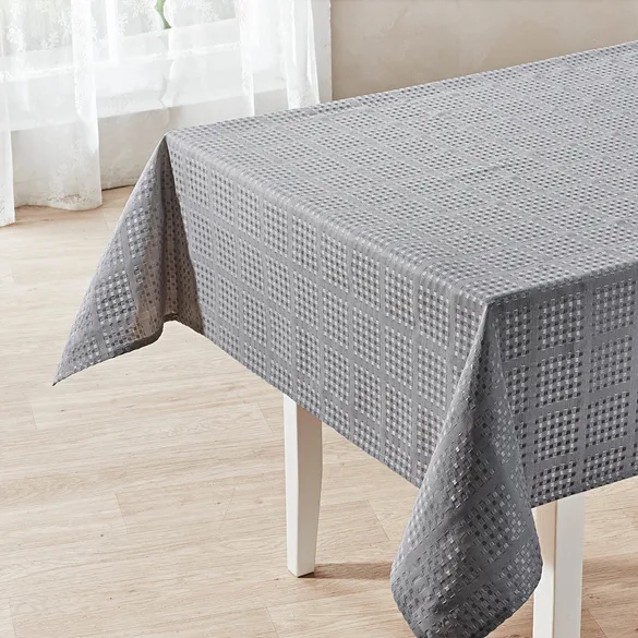 Tischdecke silbergrau, 130x160 cm - 3Pagen - FashionsVida
