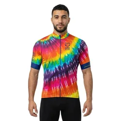 Maglia A Maniche Corte Tie Dye Multicolour