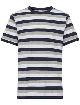 Solid Camiseta azul / gris