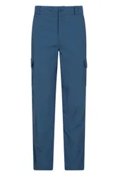 Explore' Mens Trousers With Front Pockets Quick Dry Walking Pants Blue Polyamide - Size 40 Inch
