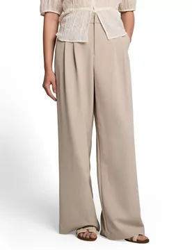 Tailored wide leg pants female