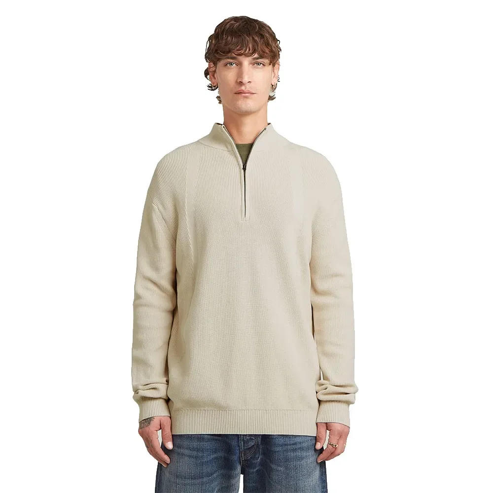 Pull à Demi-zip Structure Whitebait S - G-Star - FashionsVida