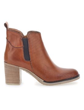 Stivaletti Marroni Con Tacco 301 39