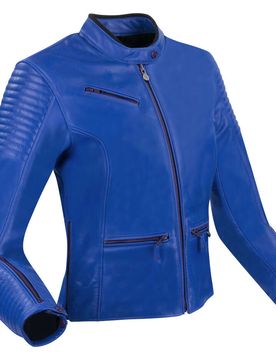 Giubbotto Moto Donna LADY CURVE Blu taglia 36