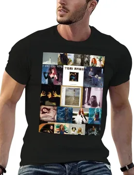 Tori Amos Album Records Collage Collection Print T-Shirt essential t shirt man t shirt graphic T-Shirt - Aliexpress - FashionsVida