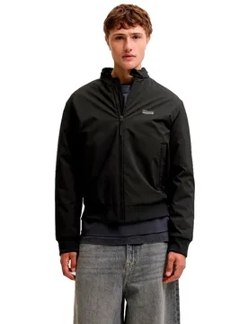 Blouson Bomber Brooklyn Black S - Jack & jones - FashionsVida