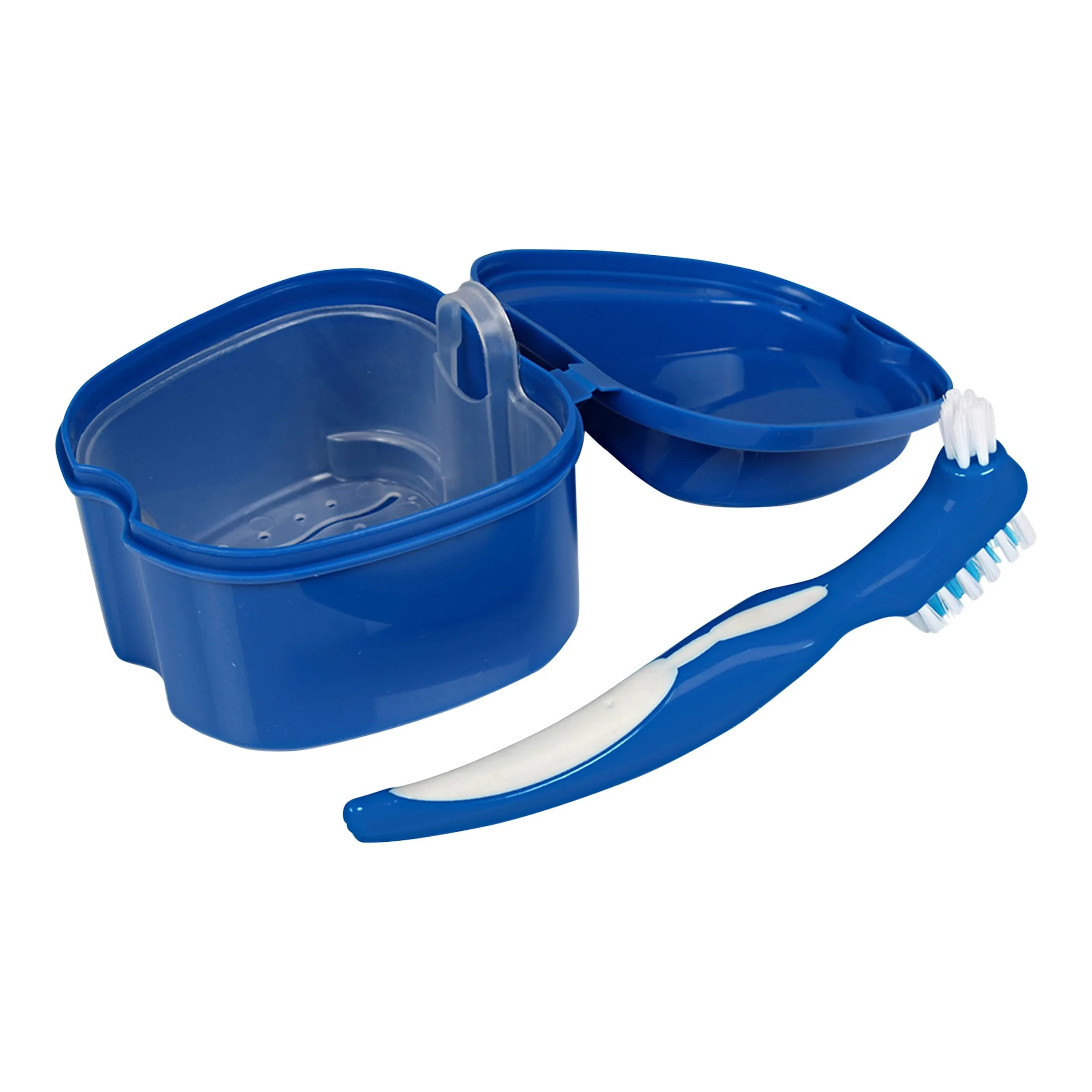 Prothesen-Reinigungs-Set, 3-teilig blau - Vital Comfort - FashionsVida