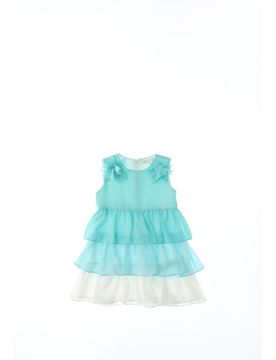 Abito a balze BABY AZZURRO 6A