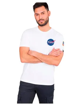 Industries T-shirt à Manches Courtes Space Shuttle White 2XS