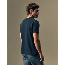 Gold Regular Tee Rebel Navy Größe S male
