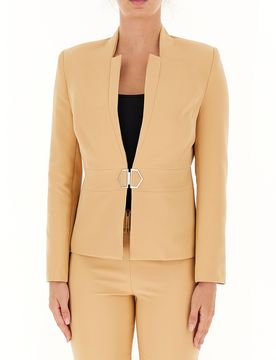 Blazer con fibbia BEIGE L