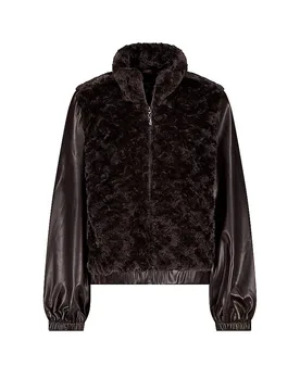 Veste imitation fourrure marron 36 - monari - FashionsVida