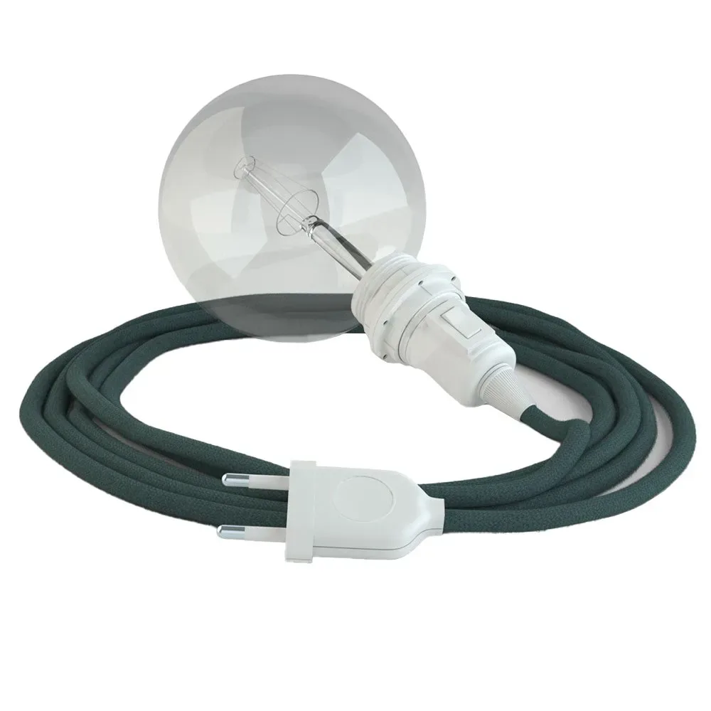 Cables Lampe Suspendue Pour Abat-jour Rc30 5 M Stone Gray / White One Size - Creative - FashionsVida