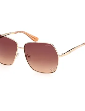 Occhiali Da Sole Da Donna Gu00309 Gold / Monocolor Gradient Bordeaux/CAT3 - Guess - FashionsVida