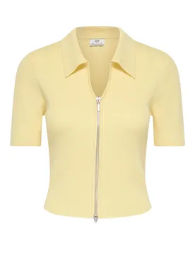 Damen Cardigan Gelb 517455