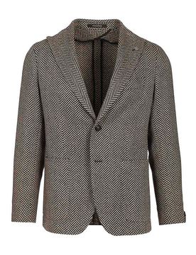 Blazer in lana e cashmere