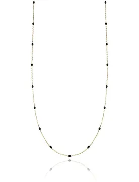 Collar de oro con cuentas de esmalte - El Corte Inglés - FashionsVida