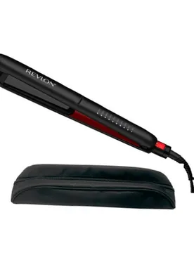 Plancha Digital Negra Indicadores LED - REVLON UTENSILIOS CABELLO - FashionsVida
