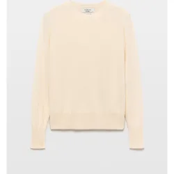Jersey liso de mujer con manga francesa