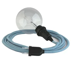 Cables Lampe Suspendue Pour Abat-jour Rd75 Zigzag 3 M Steward Blue / Black One Size