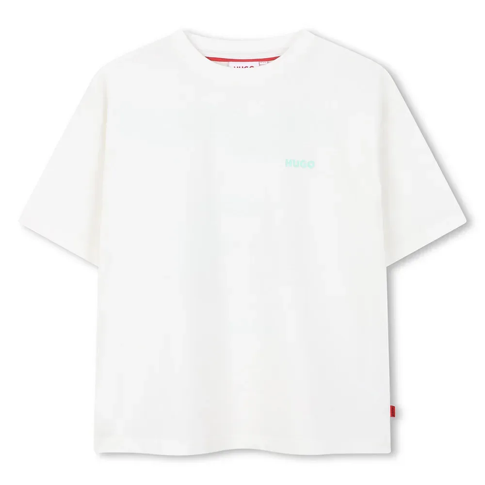 Hugo Maglietta A Maniche Corte G01023 Raw 6 Anni - Hugo Boss - FashionsVida