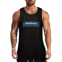 Tumblr-Themed Depphead Tee Tank Top Classic Basic Tank Top Solid Color Everyday Wear