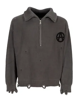 Maglione Uomo Anarchy Sweater Grey - Acupuncture - FashionsVida