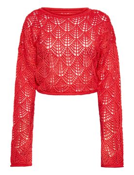 Swirly Jersey rojo