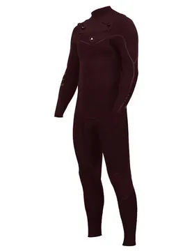Combinaison En Néoprène à Manches Longues Avec Fermeture éclair Sur La Poitrine Yeti Steamer 2.5 Mm Burgundy L