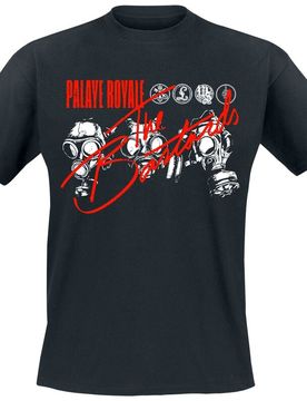 T-Shirt - The Bastards Gas Masks - S bis 5XL - für Männer - Größe 4XL - schwarz - Lizenziertes Merchandise! - Männer - male