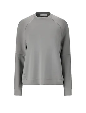 Felpa fitness da donna Jacey girocollo grigio 40 - Athlecia - FashionsVida
