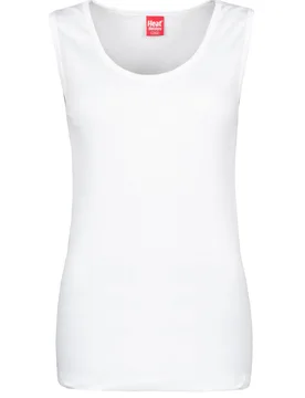 Women's 1 Pack SOCKSHOP 0.45 TOG Sleeveless Vest White L - White - Size: Large - Heat Holders - FashionsVida