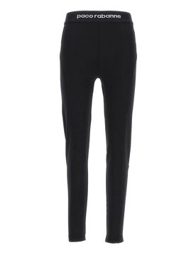 Rabanne Leggings con logo