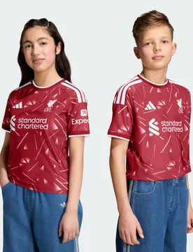 Maglia Home Authentic Liverpool FC 26/27 per bambini e bambine 9-10A Active Maroon - Adidas - FashionsVida