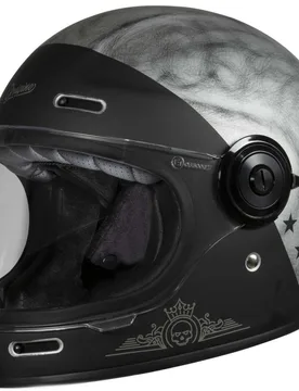 Casco Moto Integrale VEGA Rocker Silver Opaco taglia L - Origine - FashionsVida