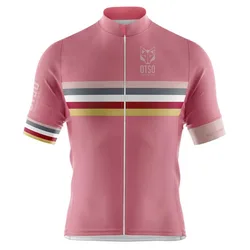 Maglia A Maniche Corte Stripes Pink
