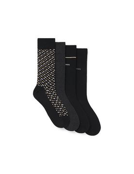 Calcetines paquete de 4 negro negro
