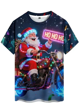 Harajuku Style Men's 3D Printed Short-Sleeve T-Shirt - Loose Fit Casual Top - Aliexpress - FashionsVida