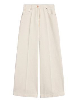 Aspesi Pantalone Denim Avorio