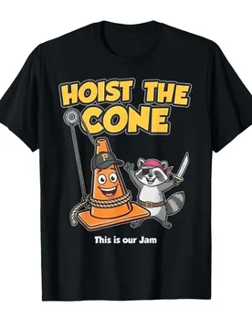 Hoist The Cone Funny Raccoon Meme T-shirt For Men Women 100% Cotton T Shirts Short Sleeve Tops 0406-1 - Aliexpress - FashionsVida