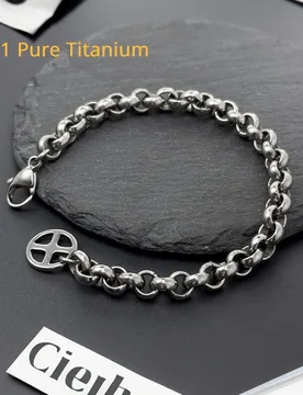 Fashion Pure Titanium O Bead Chain Bracelets for Men Women 4/7mm TA1 Ti Anti-Allergy Never Rust Sensitive Skin Chain Necklaces - Aliexpress - FashionsVida